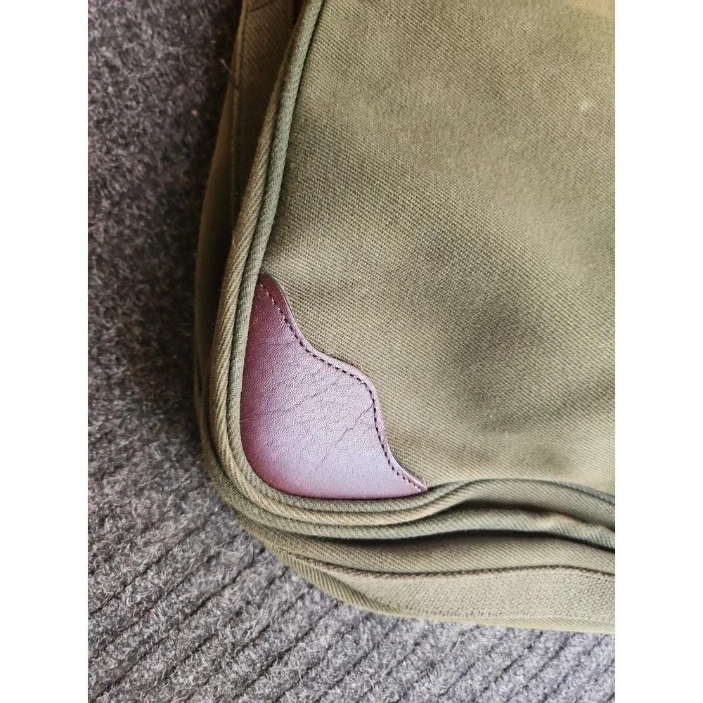Vintage DUCKS UNLIMITED Canvas Leather Gear Bag Messenger Bag Laptop Case